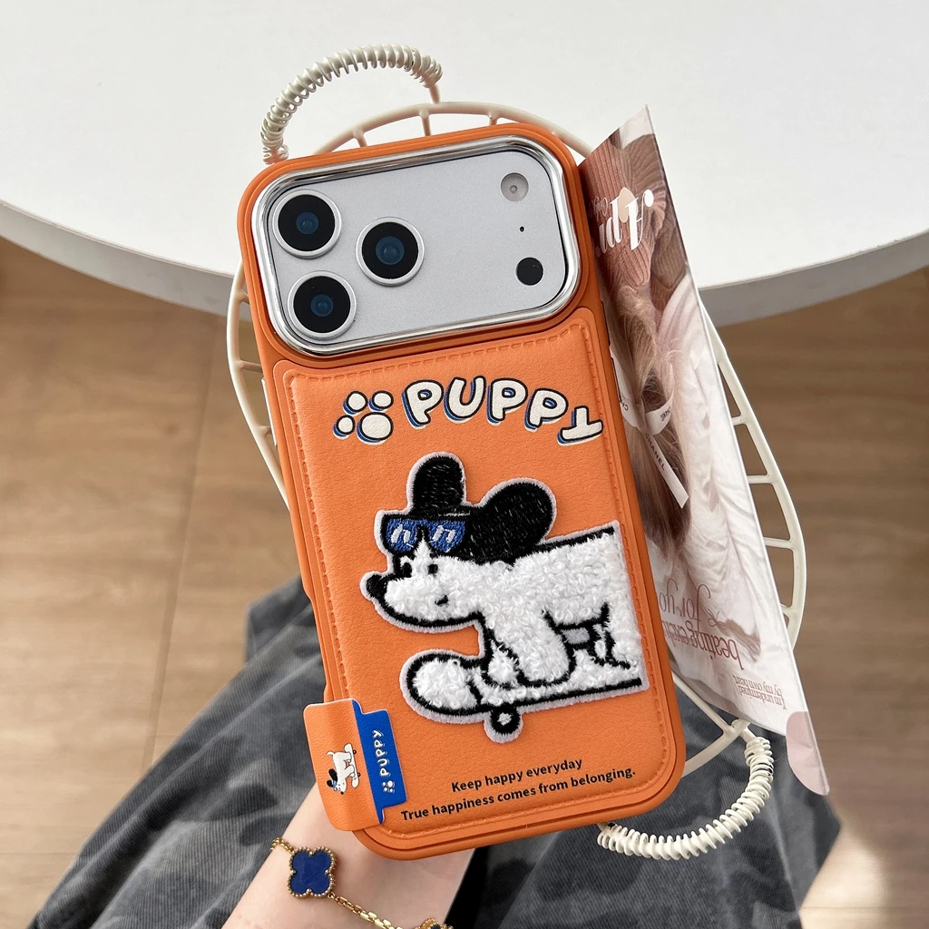 Мультяшный стереоскопический чехол с вышивкой, плюшевые очки для скейтборда с щенком, противоударный чехол для телефона для iPhone 17, 16, 15, 14, 13 Pro Max
Мультяшный стереоскопический чехол с вышивкой, плюшевые очки для скейтборда с щенком, противоударный чехол для телефона для iPhone 17, 16, 15, 14, 13 Pro Max