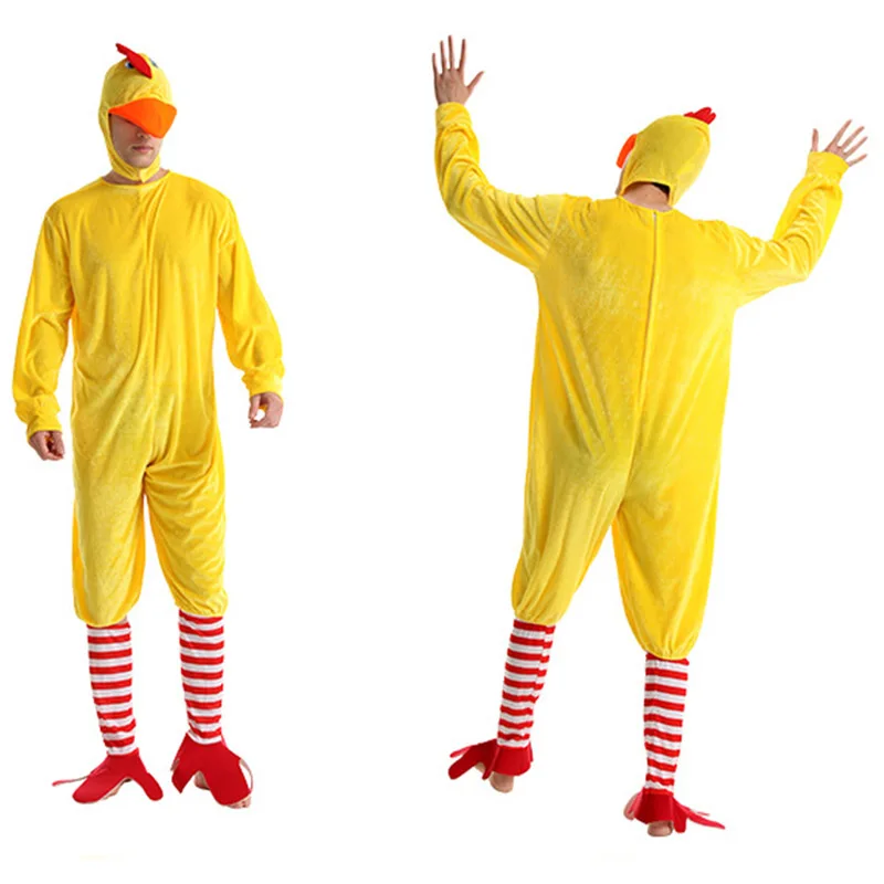 Unisex Adult Funky Yellow Chicken Costume Animal Chickens Man Fancy Dress Halloween Cosplay
Unisex Adult Funky Yellow Chicken Costume Animal Chickens Man Fancy Dress Halloween Cosplay