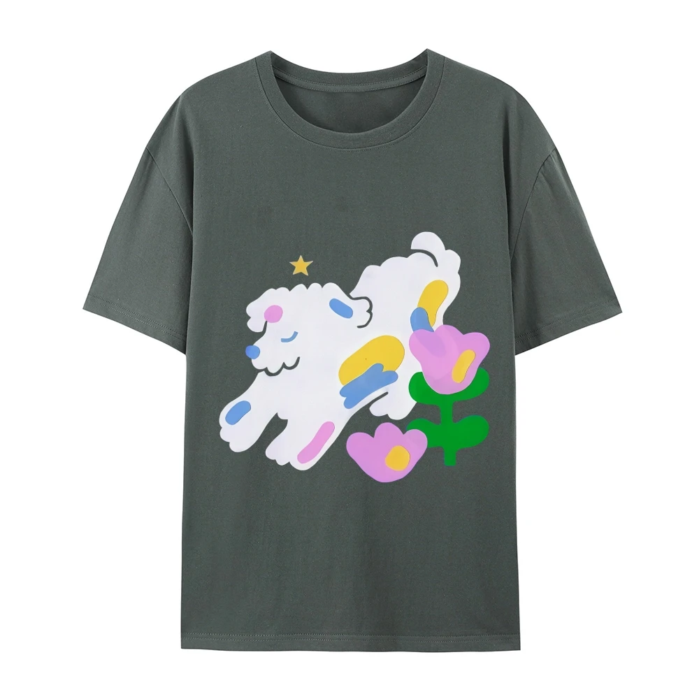 Colorful Floating Puppy Tee Featuring A Pastel - Colored. Whimsical And Sweet, Ideal For A Soft, Cute Style
Colorful Floating Puppy Tee Featuring A Pastel - Colored. Whimsical And Sweet, Ideal For A Soft, Cute Style