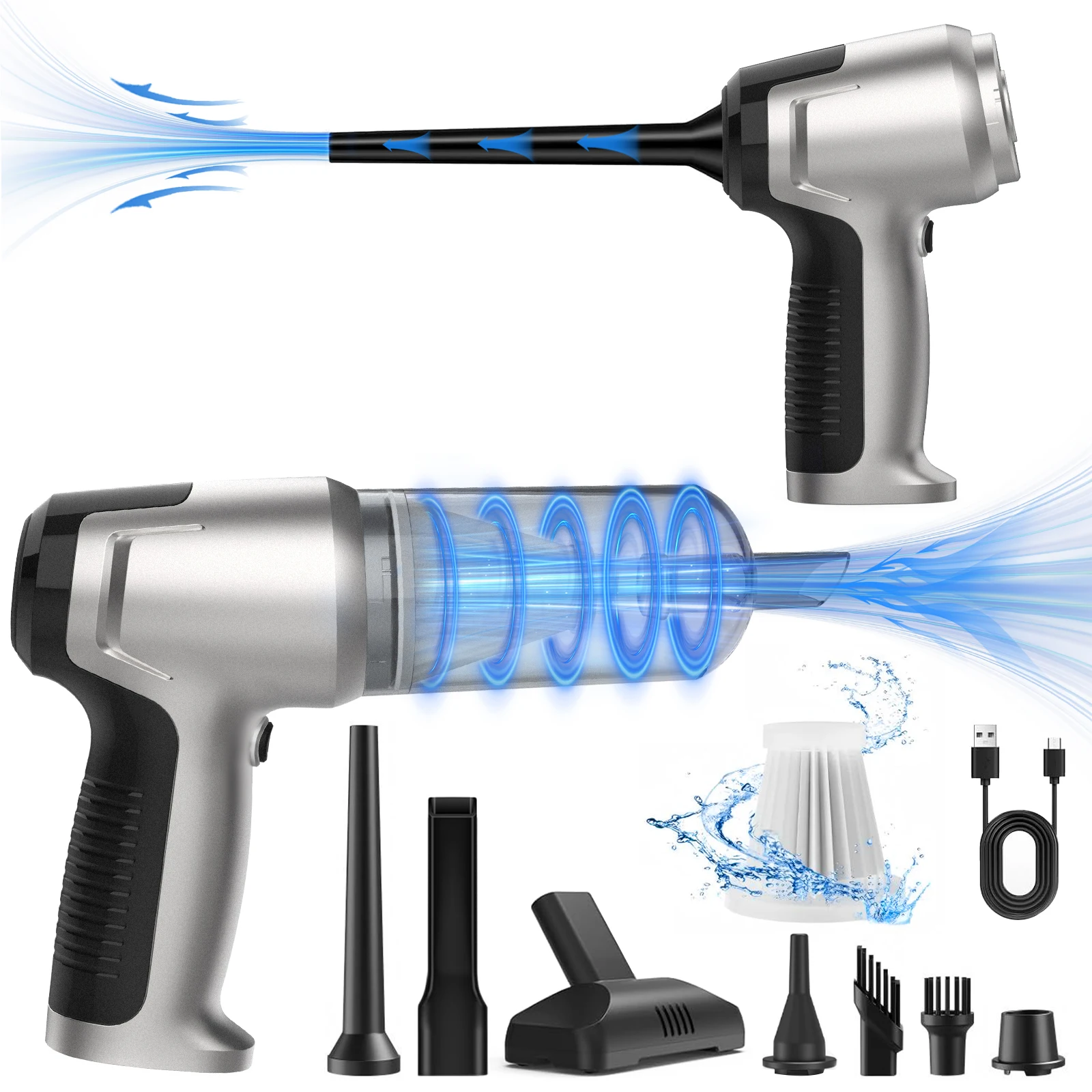 4 in 1 vacuum blow compression handheld car vacuum cleaner 12KPa strong suction 170ml dust cup portable vacuum cleaner
4 in 1 vacuum blow compression handheld car vacuum cleaner 12KPa strong suction 170ml dust cup portable vacuum cleaner