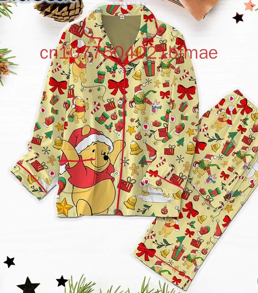 Miniso Disney Christmas Pajamas Set Spring And Summer New Disney Women's Casual Shirt Long Sleeved Pajamas
Miniso Disney Christmas Pajamas Set Spring And Summer New Disney Women's Casual Shirt Long Sleeved Pajamas