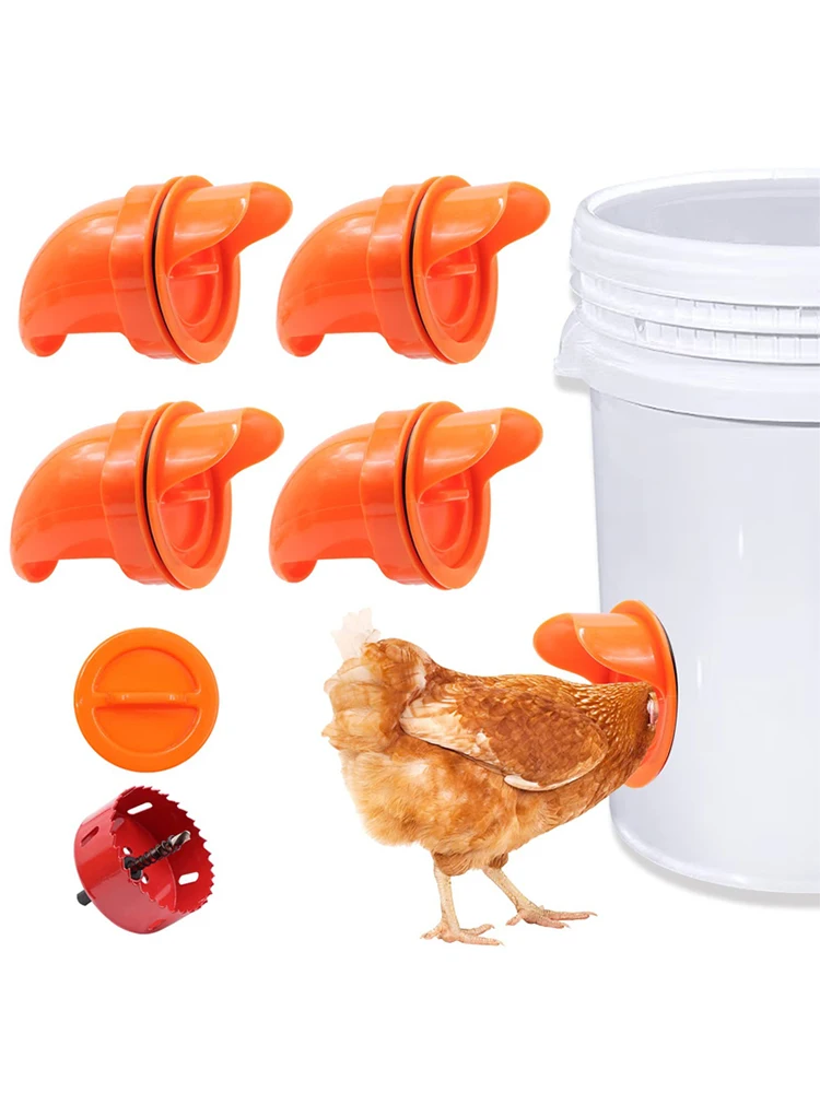 Gravity Automatic Chicken Feeder DIY Rainproof Anti‑Spillage Poultry Feeding Tool For Farm Chicken Duck Breeding Use
Gravity Automatic Chicken Feeder DIY Rainproof Anti‑Spillage Poultry Feeding Tool For Farm Chicken Duck Breeding Use