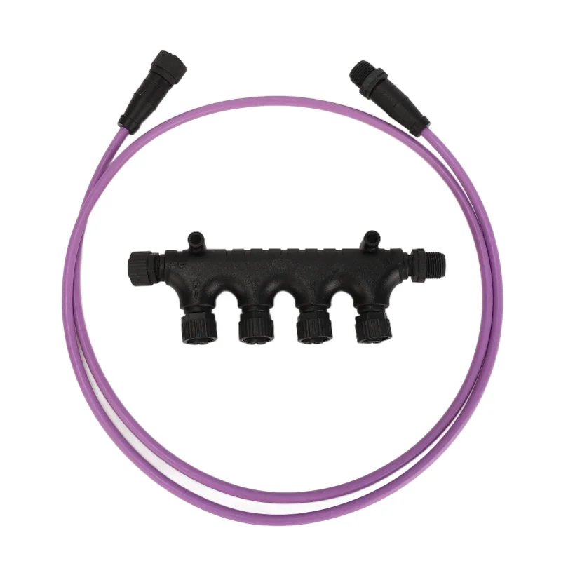 For NMEA 2000 4 Port Multiport T Connector M12 Waterproof With Wire Cable For Marine
For NMEA 2000 4 Port Multiport T Connector M12 Waterproof With Wire Cable For Marine