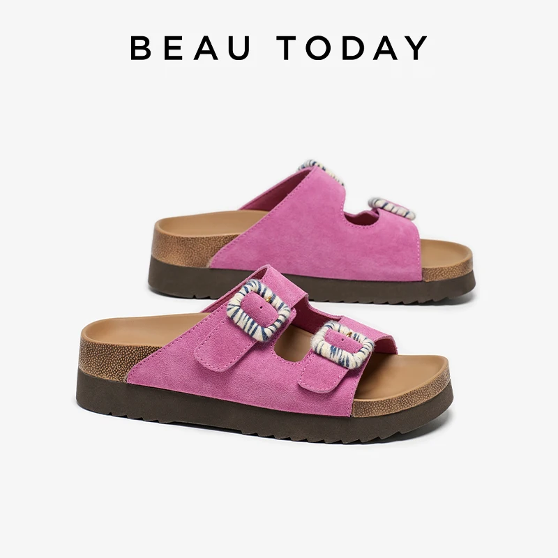 BEAUTODAY повседневные тапочки, женские замшевые туфли на платформе с круглым носком и пряжкой, без шнуровки на плоской подошве, женская обувь ручной работы 34147
BEAUTODAY повседневные тапочки, женские замшевые туфли на платформе с круглым носком и пряжкой, без шнуровки на плоской подошве, женская обувь ручной работы 34147