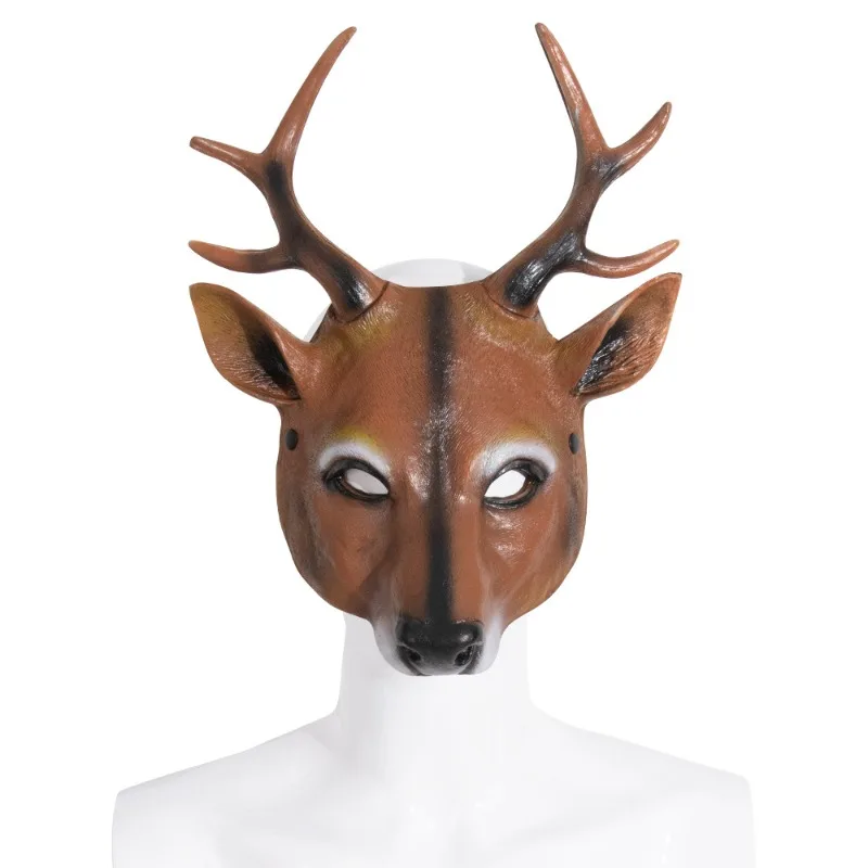Dress Up Props Antlers Mask Christmas Decoration Mask Cosplay Costumes Dress Up Pu Animal Mask for Holiday Party and Festival
Dress Up Props Antlers Mask Christmas Decoration Mask Cosplay Costumes Dress Up Pu Animal Mask for Holiday Party and Festival