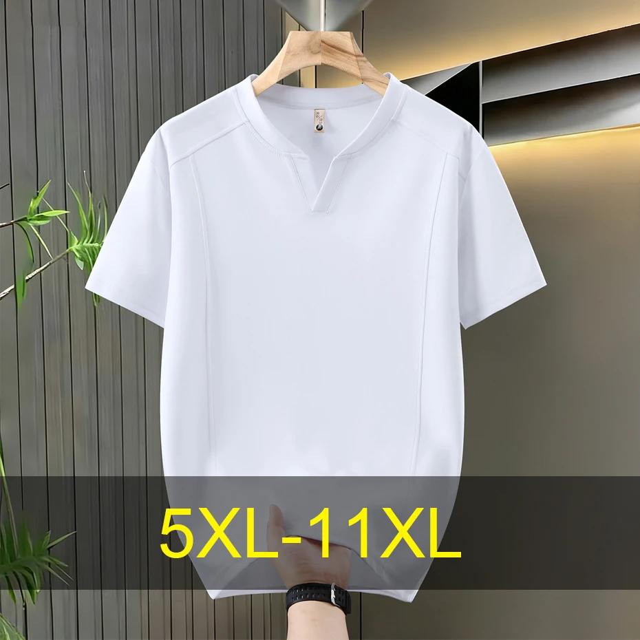 Мужская футболка с V-образным вырезом больших размеров 10XL 11XL, летняя, с коротким рукавом, модная, повседневная, однотонная, мужская футболка больших размеров 10XL 11XL
Мужская футболка с V-образным вырезом больших размеров 10XL 11XL, летняя, с коротким рукавом, модная, повседневная, однотонная, мужская футболка больших размеров 10XL 11XL