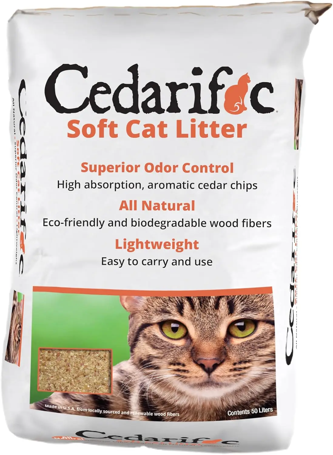 Natural Cedar Chips Cat Litter, 50 Liter Bag - Odor Control & Eco-Friendly
Natural Cedar Chips Cat Litter, 50 Liter Bag - Odor Control & Eco-Friendly