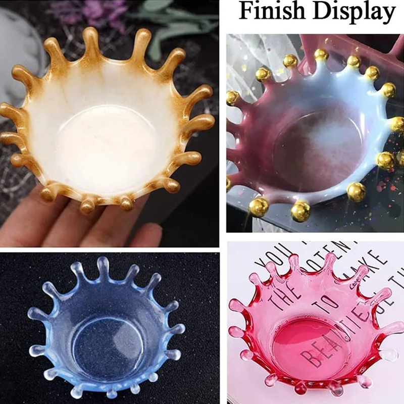 New Resin Silicone Molds Dish Tray Bowl Epoxy Resin Casting Molds for DIY Crafts Jewelry Storage Trinket Container
New Resin Silicone Molds Dish Tray Bowl Epoxy Resin Casting Molds for DIY Crafts Jewelry Storage Trinket Container