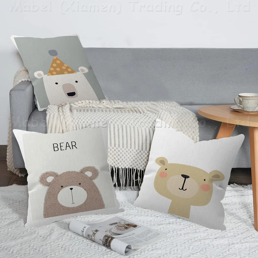 Bear Art Pillow Cushion Cover Pillowcase Living Room Sofa Home Decor Customized
Bear Art Pillow Cushion Cover Pillowcase Living Room Sofa Home Decor Customized