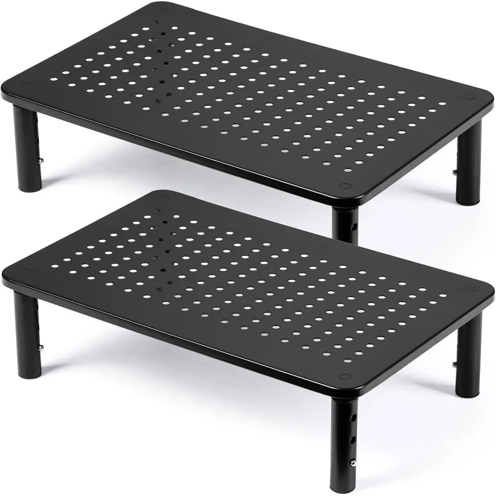 2 Pack Desktop Riser, 3 Height Adjustable Monitor Stands, 2 Monitor, PC, Computer, Printer, Desktop Monitor Stand with Ventilate
2 Pack Desktop Riser, 3 Height Adjustable Monitor Stands, 2 Monitor, PC, Computer, Printer, Desktop Monitor Stand with Ventilate