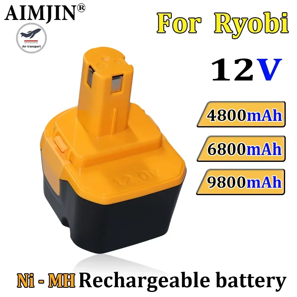 12V Power tool Battery for Ryobi Replacement B-8286 BPT1025 RY-1204 1400143 1400652 1400670 440000 4.8Ah 6.8Ah 9.8Ah battery
12V Power tool Battery for Ryobi Replacement B-8286 BPT1025 RY-1204 1400143 1400652 1400670 440000 4.8Ah 6.8Ah 9.8Ah battery