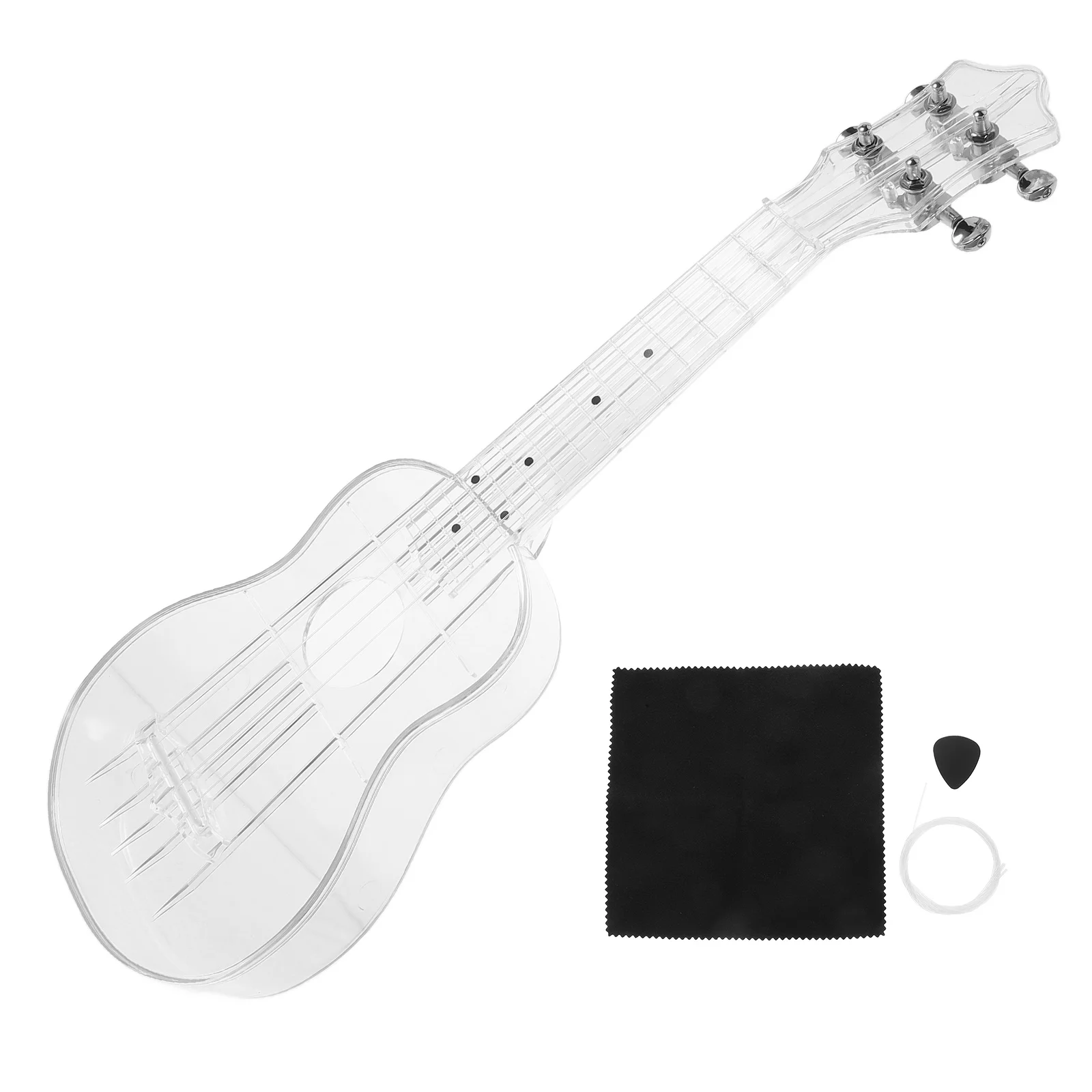 1 Set 21-Inch Transparent Ukulele Lightweight Portable Musical Instrument For Adults Beginner Starter Creative Stringed
1 Set 21-Inch Transparent Ukulele Lightweight Portable Musical Instrument For Adults Beginner Starter Creative Stringed