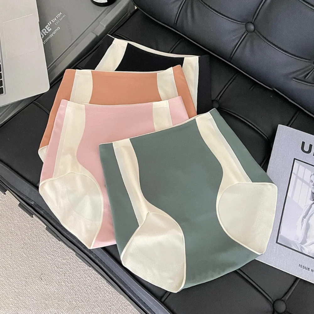 Thin Ice Silk High Waist Panties Patchwork Traceless Slim Seamless Underwear Tummy Control Shapewear Breathable
Thin Ice Silk High Waist Panties Patchwork Traceless Slim Seamless Underwear Tummy Control Shapewear Breathable