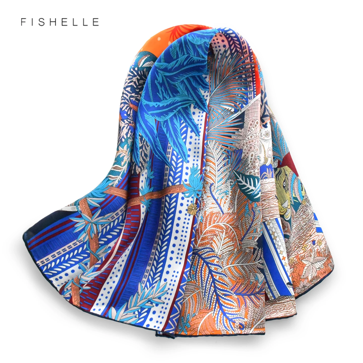 Blue Forest 100% Natural Silk Women Scarf Luxury Shawl Wrap Satin Bandana 90*90cm Kerchief Smooth Square Headscarf Neckerchief
Blue Forest 100% Natural Silk Women Scarf Luxury Shawl Wrap Satin Bandana 90*90cm Kerchief Smooth Square Headscarf Neckerchief