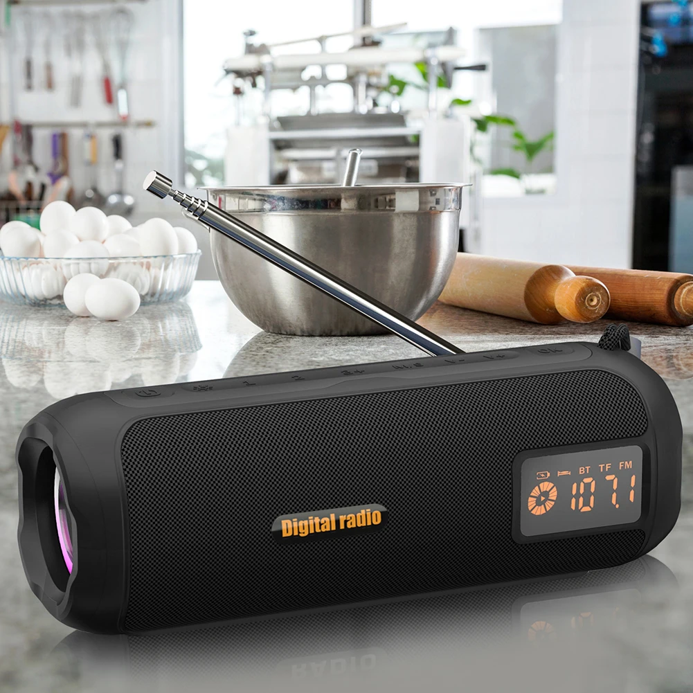 Портативная Bluetooth-колонка с радио, поддержкой TF-карт, AM/FM-радио, перезаряжаемая, для дома и улицы
Портативная Bluetooth-колонка с радио, поддержкой TF-карт, AM/FM-радио, перезаряжаемая, для дома и улицы