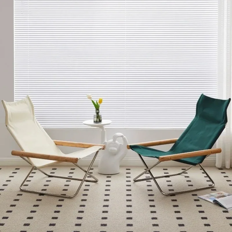 Japanese Simple Canvas Sofa Chaise Longue Japanese Balcony Household Lazy Outdoor Leisure Beach Chair Folding Chair
Japanese Simple Canvas Sofa Chaise Longue Japanese Balcony Household Lazy Outdoor Leisure Beach Chair Folding Chair