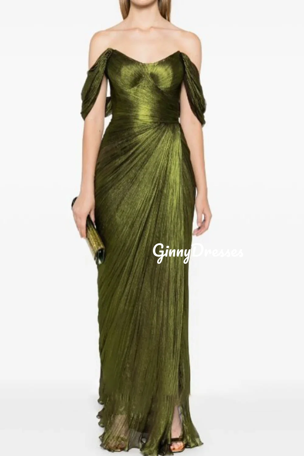Customized Dresses For Prom A-Line Off-The-Shoulder Neckline Floor-Length Ruffle Luxury Evening Dresses Short Sleeves Zipper Up
Customized Dresses For Prom A-Line Off-The-Shoulder Neckline Floor-Length Ruffle Luxury Evening Dresses Short Sleeves Zipper Up