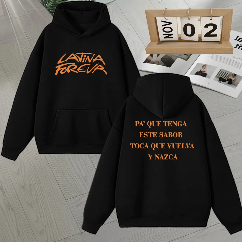 Karol G Latina Foreva Album Merch 2025 Graphic Hoodie Long sleeve vintage Men Women Loose Sweatshirt Autumn Winter Fleece Unisex
Karol G Latina Foreva Album Merch 2025 Graphic Hoodie Long sleeve vintage Men Women Loose Sweatshirt Autumn Winter Fleece Unisex