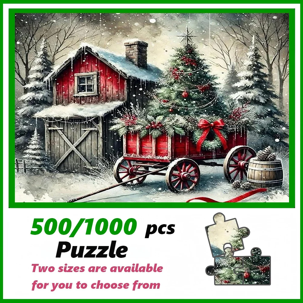 A high-quality 500/1000-piece puzzle, perfect for adults, is a fun family game that helps relieve stress and is great fo
A high-quality 500/1000-piece puzzle, perfect for adults, is a fun family game that helps relieve stress and is great fo
