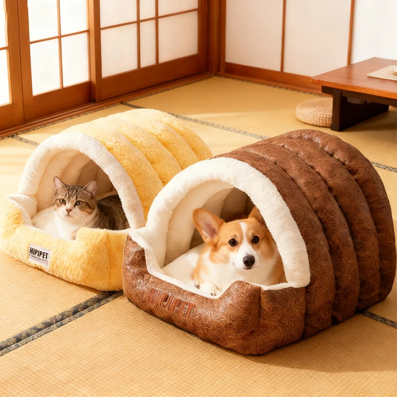 1PC Autumn and Winter Dog Kennel Semi-enclosed Cave Doghouse Small Medium and Large Dog Cat Deep Sleep Cat Kennel Pet Kennel
1PC Autumn and Winter Dog Kennel Semi-enclosed Cave Doghouse Small Medium and Large Dog Cat Deep Sleep Cat Kennel Pet Kennel