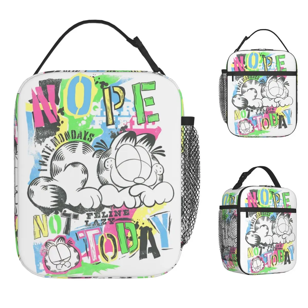 Garfields Nope Not Today Lazy Feline Ретро изолированные сумки для обеда Большой контейнер для обеда Сумка-холодильник Tote Ланч-бокс Сумки для еды
Garfields Nope Not Today Lazy Feline Ретро изолированные сумки для обеда Большой контейнер для обеда Сумка-холодильник Tote Ланч-бокс Сумки для еды