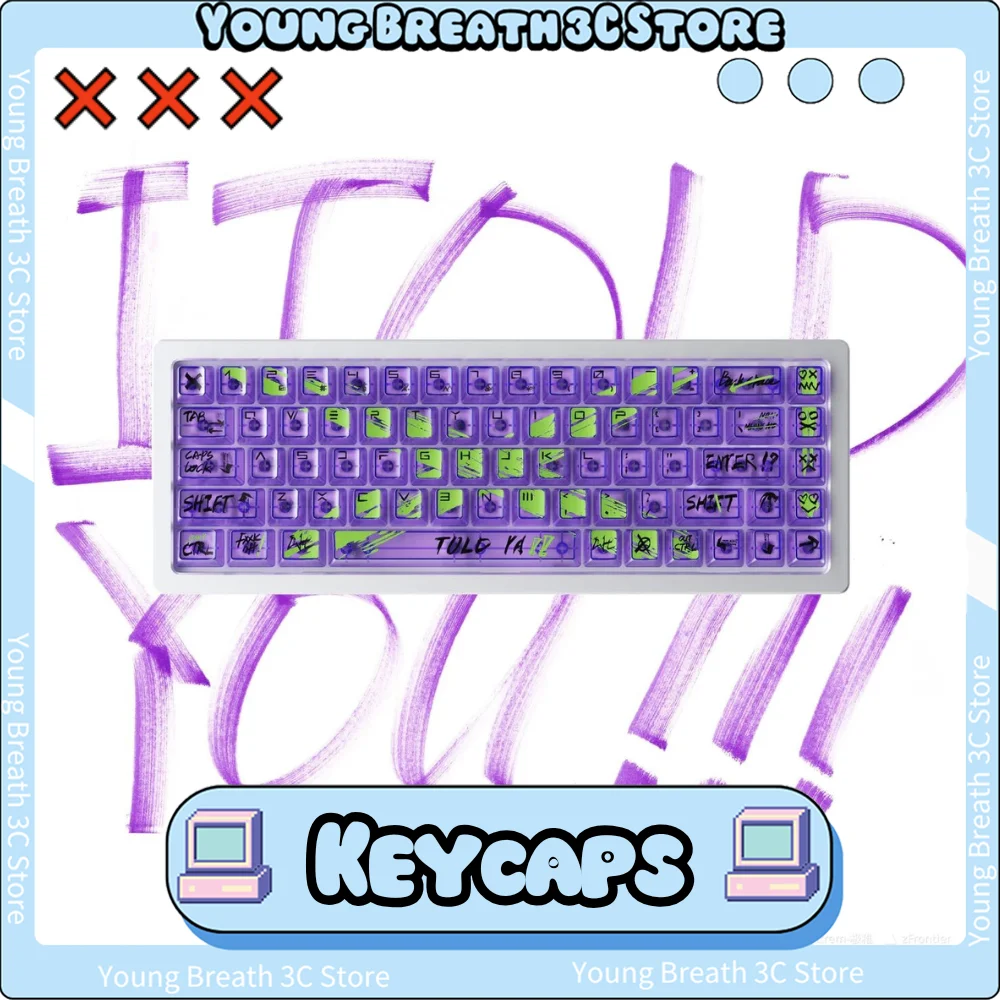 Xtrem XXX Keycaps Set Mechanical Keyboard Keycap for 60/68 Layout UV Splash Ink Translucent Key Caps Pc Accessories Custom
Xtrem XXX Keycaps Set Mechanical Keyboard Keycap for 60/68 Layout UV Splash Ink Translucent Key Caps Pc Accessories Custom
