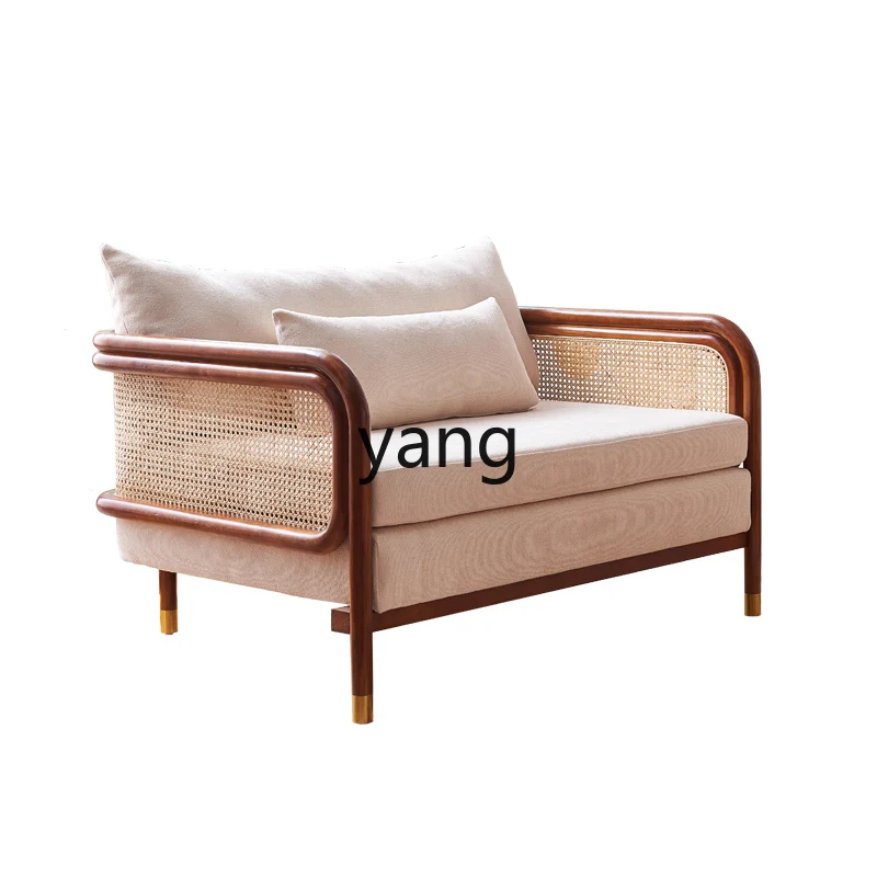 CX Solid Wood Single Three-Seat Rattan Chair Living Room Home Leisure Fabric Rattan Sofa
CX Solid Wood Single Three-Seat Rattan Chair Living Room Home Leisure Fabric Rattan Sofa