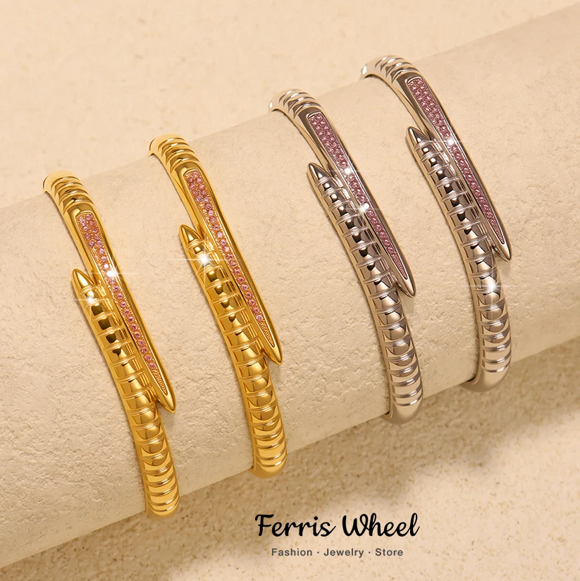 Браслет из нержавеющей стали в форме змеиного хвоста для женщин, водонепроницаемый шарм с инкрустацией цирконом, роскошные банкетные украшения
Браслет из нержавеющей стали в форме змеиного хвоста для женщин, водонепроницаемый шарм с инкрустацией цирконом, роскошные банкетные украшения