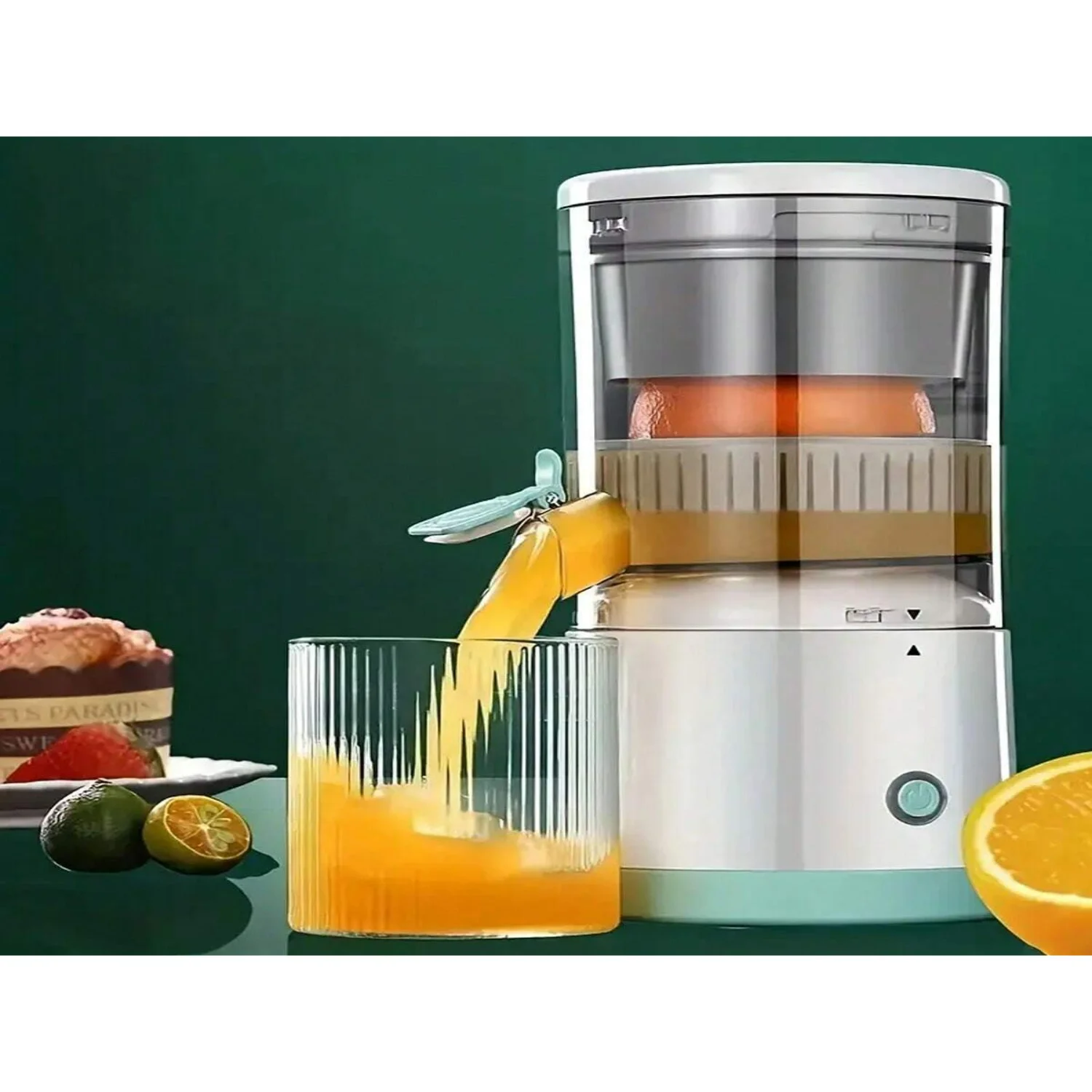 1pc Quick-Serve Portable Juicer - Automatic Orange Juice Maker With Pulp Separation, USB Rechargeable Travel Cup - Hassle-Free,
1pc Quick-Serve Portable Juicer - Automatic Orange Juice Maker With Pulp Separation, USB Rechargeable Travel Cup - Hassle-Free,