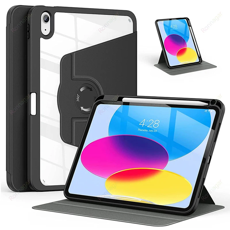 With Pencil Holder New Case for 2022 iPad 10th Generation Case iPad 7th 8th 9th iPad Air 5th Air 4th Gen Case 360° Rotating Case
With Pencil Holder New Case for 2022 iPad 10th Generation Case iPad 7th 8th 9th iPad Air 5th Air 4th Gen Case 360° Rotating Case