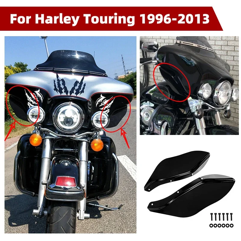Motorcycle Side Wings Side Batwing Fairing Wind Deflector Air Deflectors Windshields For Harley Electra Street Glide 1996-2013
Motorcycle Side Wings Side Batwing Fairing Wind Deflector Air Deflectors Windshields For Harley Electra Street Glide 1996-2013