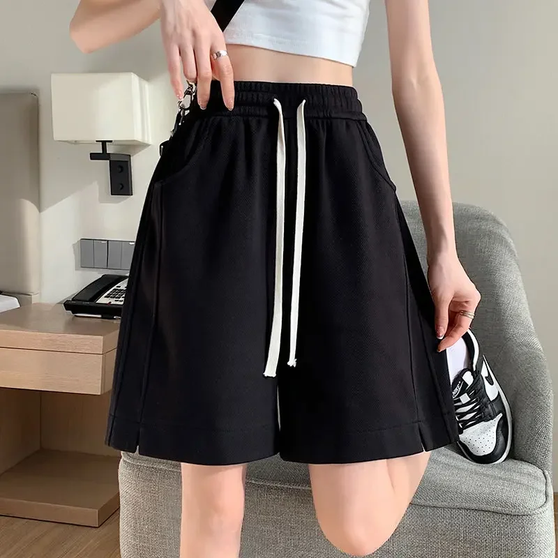 Women Thin High Waist Straight Leg Wide Leg Loose Natural Comfort Trendy Middle Pants Students 2025 Summer New Sportswear Shorts
Women Thin High Waist Straight Leg Wide Leg Loose Natural Comfort Trendy Middle Pants Students 2025 Summer New Sportswear Shorts