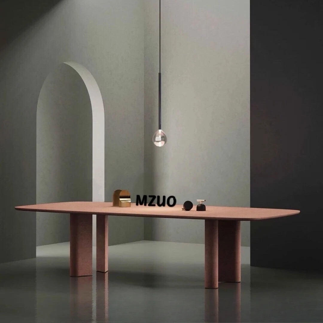 Light luxury minimalist solid wood long table, designer dining table, office desk, creative desk, personalized negotiation table
Light luxury minimalist solid wood long table, designer dining table, office desk, creative desk, personalized negotiation table