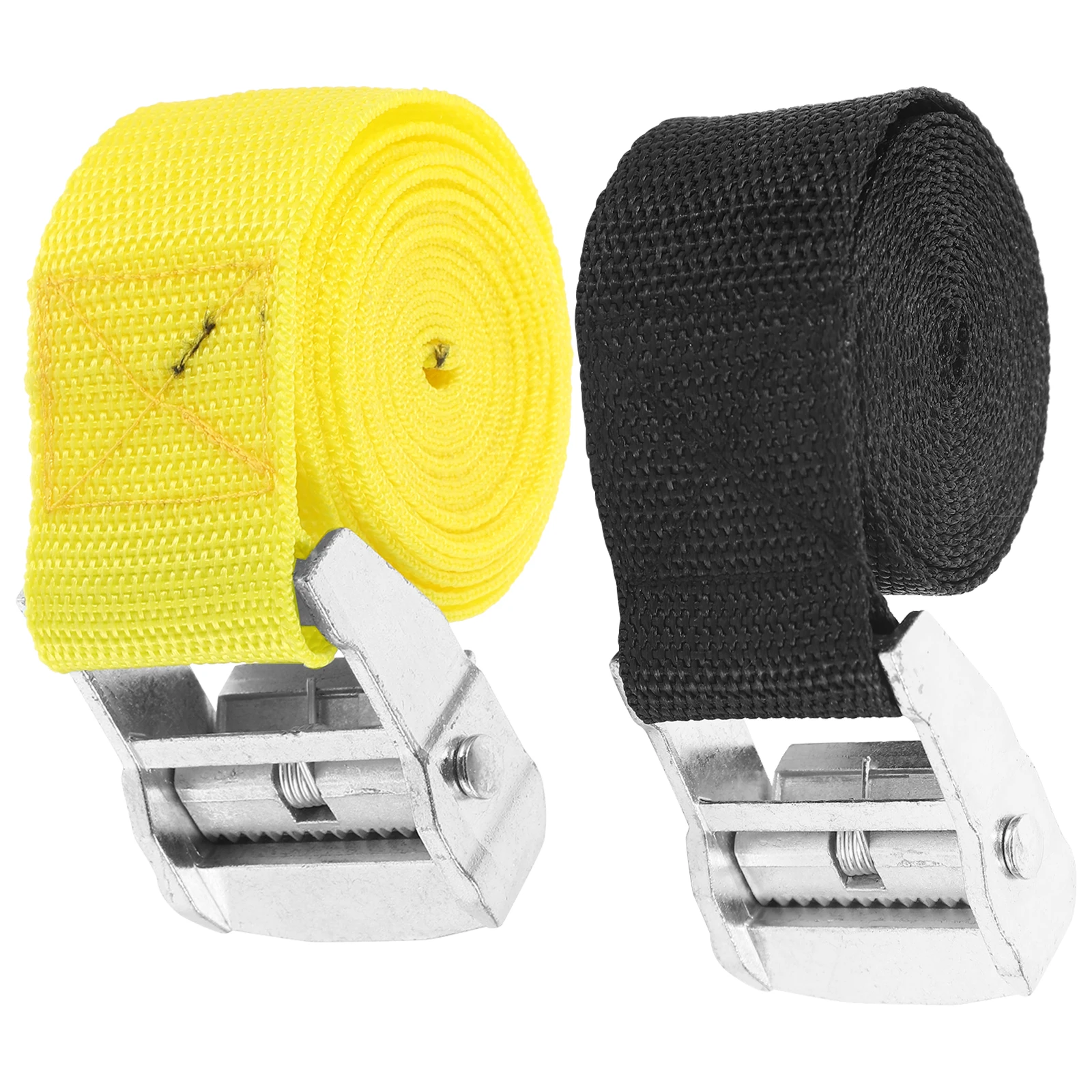 2pcs 38mmx2m Black Yellow Fixed Straps Buckle Ratchet Tie Down Cargo Straps Heavy Duty Polyester Boat Accessories
2pcs 38mmx2m Black Yellow Fixed Straps Buckle Ratchet Tie Down Cargo Straps Heavy Duty Polyester Boat Accessories