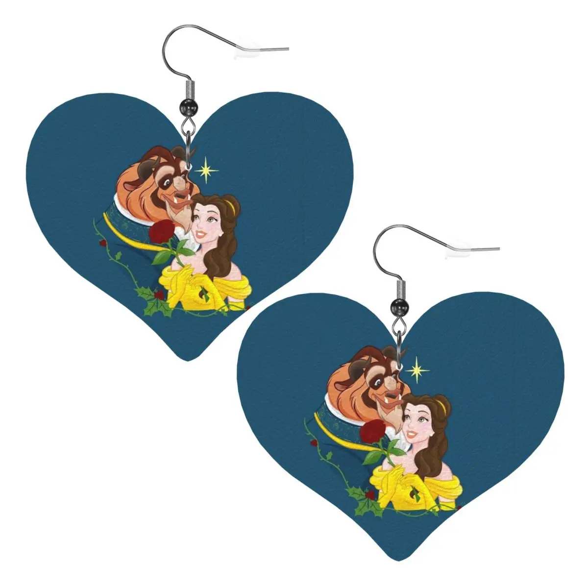 Custom Beauty And The Beast Leather Teardrop Earrings for Women Leather Earrings Fashion Lightweight for Parties Holidays
Custom Beauty And The Beast Leather Teardrop Earrings for Women Leather Earrings Fashion Lightweight for Parties Holidays