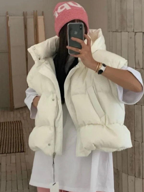 Ретро универсальная свободная повседневная утепленная хлопковая жилетка с капюшоном, женская зимняя куртка со съемным капюшоном, удобная универсальная верхняя одежда
Ретро универсальная свободная повседневная утепленная хлопковая жилетка с капюшоном, женская зимняя куртка со съемным капюшоном, удобная универсальная верхняя одежда