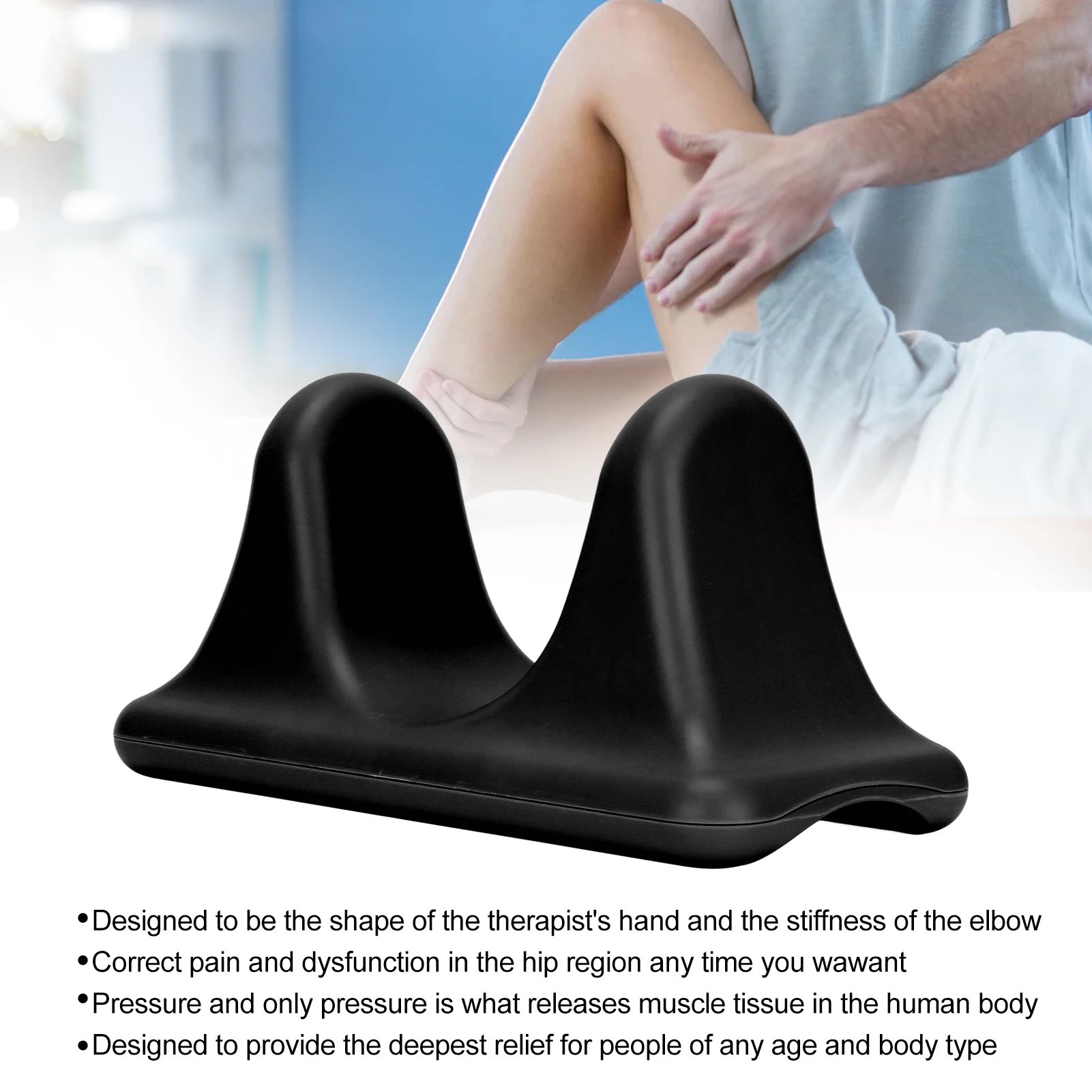 Psoas Muscle Massager Psoas Muscle Release and Deep Tissue Massage Tool for Hamstring Thigh Back Calve
Psoas Muscle Massager Psoas Muscle Release and Deep Tissue Massage Tool for Hamstring Thigh Back Calve