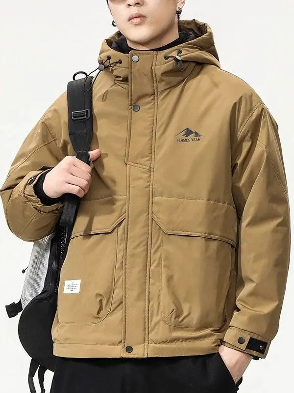 Новая мужская хлопковая куртка с капюшоном, удлиненная, двойной слой хлопка, модная, повседневная, универсальная, верхняя одежда, молодежная, зимняя, теплая, утолщенная...
Новая мужская хлопковая куртка с капюшоном, удлиненная, двойной слой хлопка, модная, повседневная, универсальная, верхняя одежда, молодежная, зимняя, теплая, утолщенная...