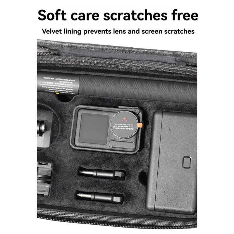 N93R Storage Bag For DJI Action3/ 4/5Pro Portable Travel Handbag Sports Camera Multifunctional Accessory Bag
N93R Storage Bag For DJI Action3/ 4/5Pro Portable Travel Handbag Sports Camera Multifunctional Accessory Bag