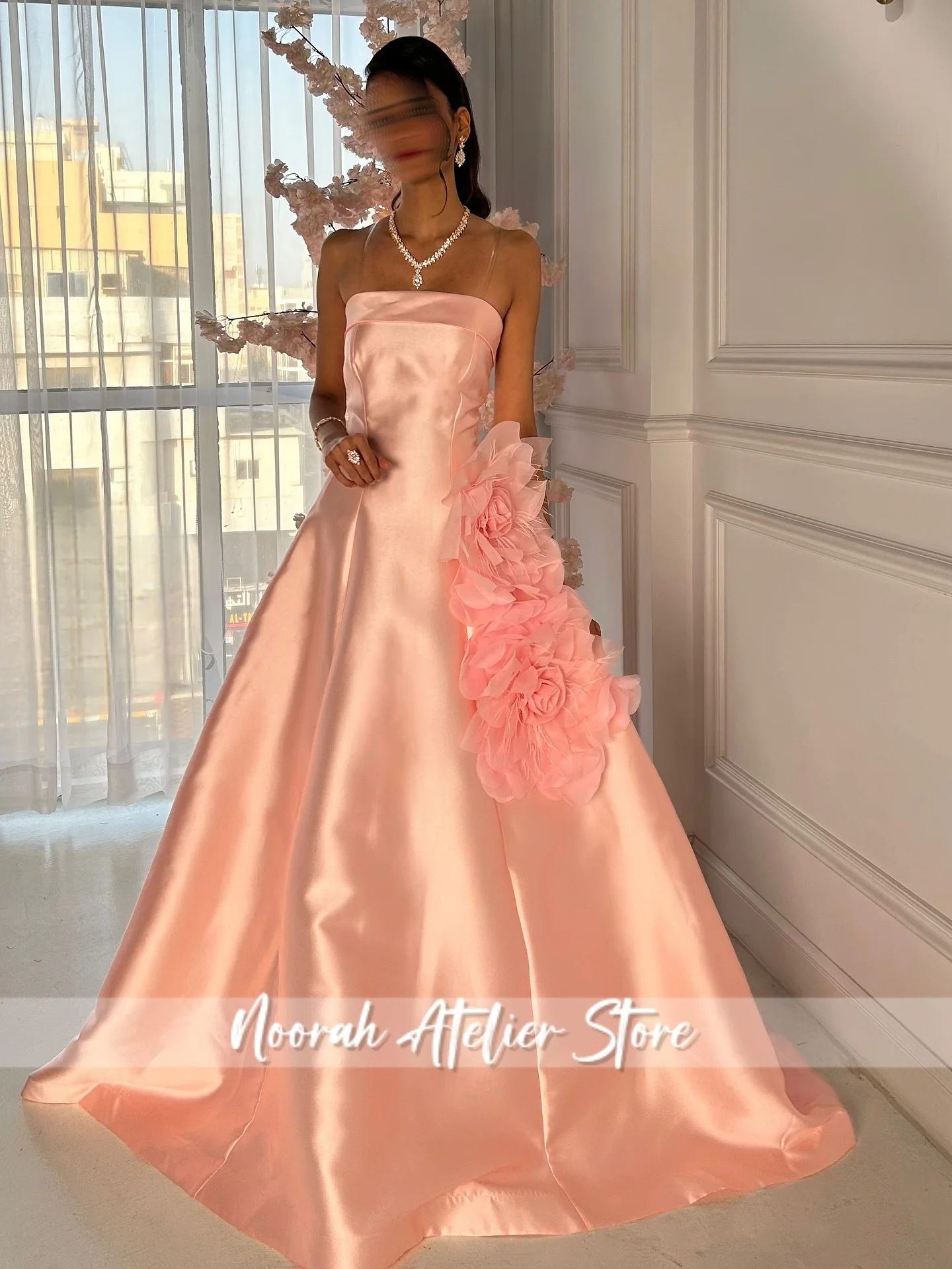 New Sweet Pink Strapless 3D Flower Luxury High Quality Women Evening Dresses 2025 Aline Wedding Long Party Gown Customized
New Sweet Pink Strapless 3D Flower Luxury High Quality Women Evening Dresses 2025 Aline Wedding Long Party Gown Customized