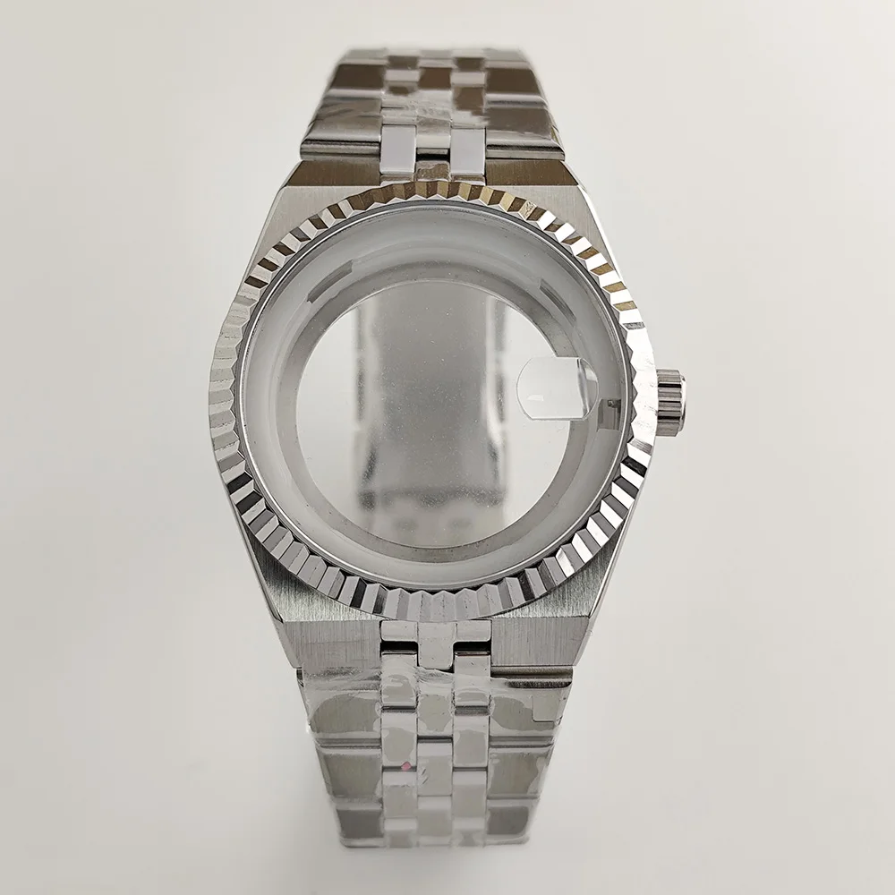 Корпус NH35 39,5 мм, сапфировое плоское стекло, совместимое с циферблатом 33,8 мм, аксессуары для мужских часов NH35 с автоматическим механическим механизмом
Корпус NH35 39,5 мм, сапфировое плоское стекло, совместимое с циферблатом 33,8 мм, аксессуары для мужских часов NH35 с автоматическим механическим механизмом