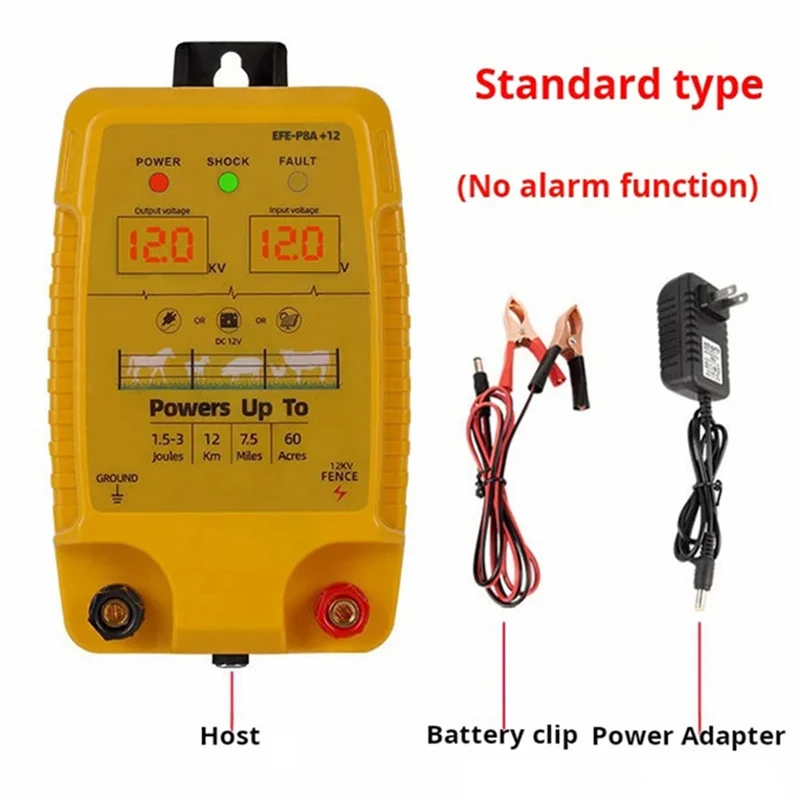 ABHB-Pulse Electronic Fence Aquaculture Protection Net 5KM 12V Energizer Controller For Animals Livestock US-PLUG
ABHB-Pulse Electronic Fence Aquaculture Protection Net 5KM 12V Energizer Controller For Animals Livestock US-PLUG