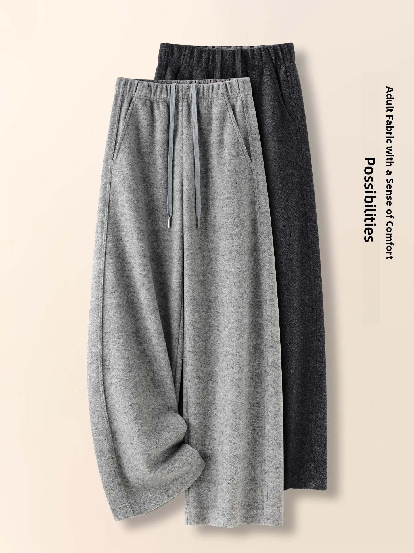 Women's High Waist Wide Leg Pants Fleece Lined Wool Blend Comfortable Loose Fit Casual Straight Cut Pants Autumn Winter New S...
Women's High Waist Wide Leg Pants Fleece Lined Wool Blend Comfortable Loose Fit Casual Straight Cut Pants Autumn Winter New S...