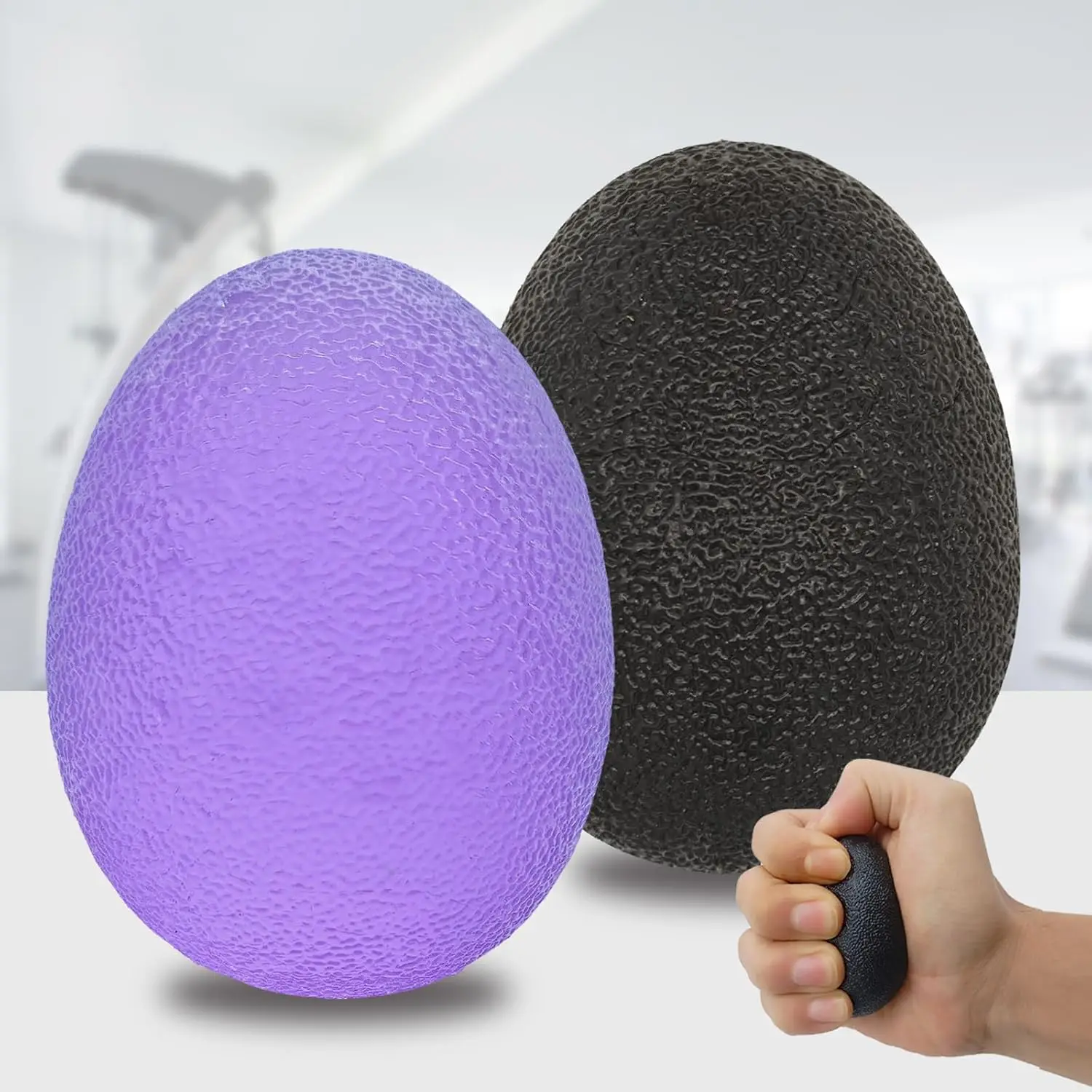 Stress Balls for Adults, Hand Exercisers for Strength, Squeeze Balls for Hand Therapy, Finger & Wrist Training with Carrying Bag
Stress Balls for Adults, Hand Exercisers for Strength, Squeeze Balls for Hand Therapy, Finger & Wrist Training with Carrying Bag