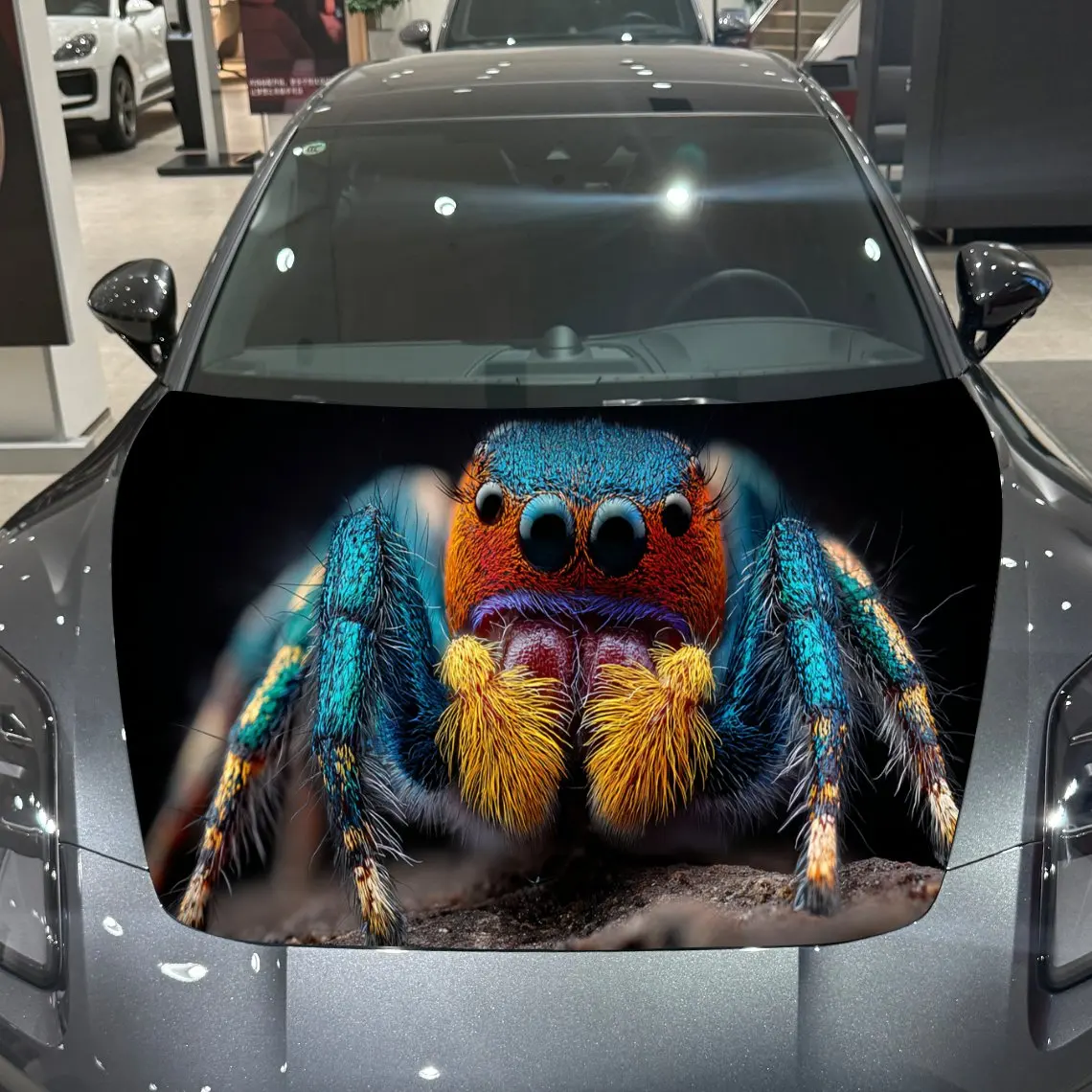 Color Spider Wild Trend PVC Car Hood Wraps, Self-Adhesive Waterproof Car Bonnet Decal Sticker, Car Decoration Protection Sticker
Color Spider Wild Trend PVC Car Hood Wraps, Self-Adhesive Waterproof Car Bonnet Decal Sticker, Car Decoration Protection Sticker