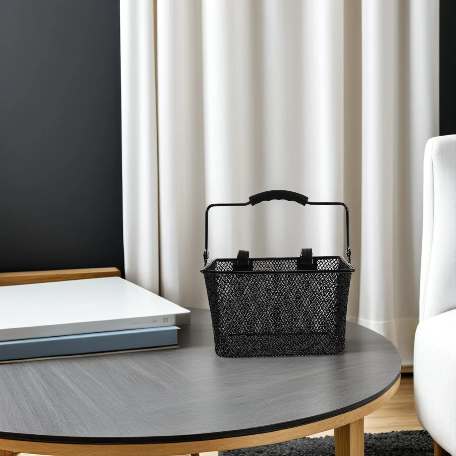 Bike Front Handlebar Bicycle Basket Black Durable Iron Structure Detachable Storage For Toddler Scooter Cycling Accessories
Bike Front Handlebar Bicycle Basket Black Durable Iron Structure Detachable Storage For Toddler Scooter Cycling Accessories