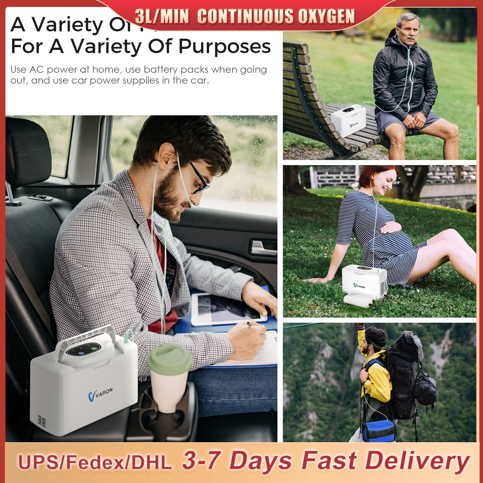 3L Mini 0xy-Gener-ator Portable With Battery For Outdoor Travel 32.5% Purity Continue oxygen flow Rechargeable 0xy-gen Concentr
3L Mini 0xy-Gener-ator Portable With Battery For Outdoor Travel 32.5% Purity Continue oxygen flow Rechargeable 0xy-gen Concentr