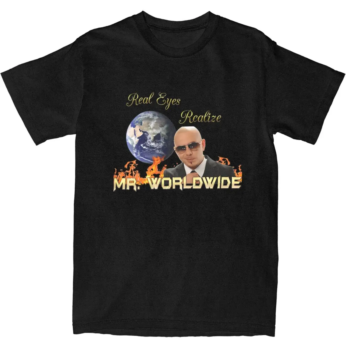 Men's T Shirt Real Eyes Realize Mr. Worldwide T-Shirts Harajuku Pitbull Summer Tees Awesome Pattern 100% Cotton Clothes Gift
Men's T Shirt Real Eyes Realize Mr. Worldwide T-Shirts Harajuku Pitbull Summer Tees Awesome Pattern 100% Cotton Clothes Gift