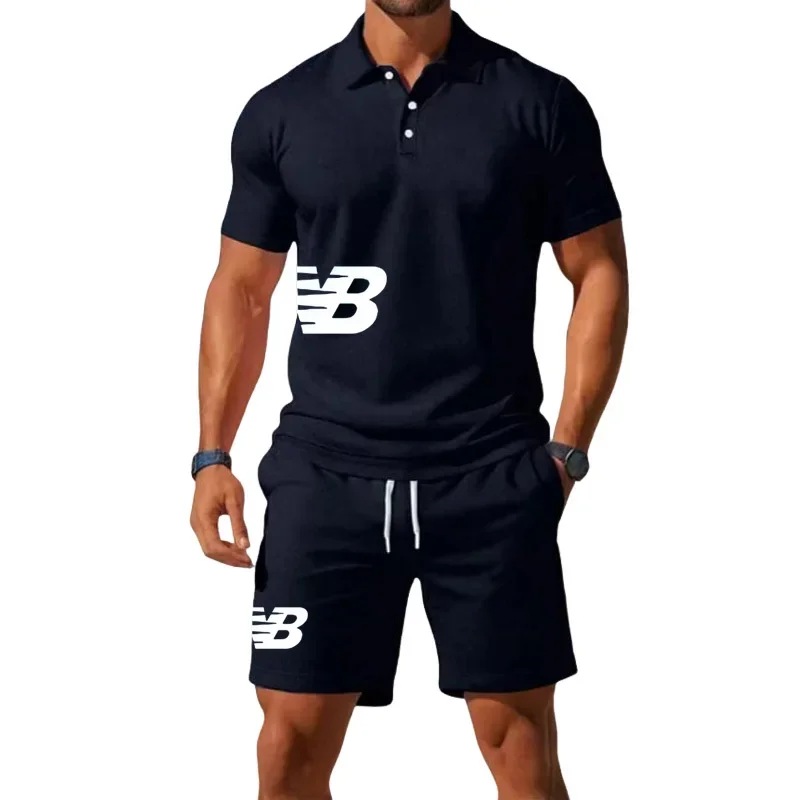 Men's summer short-sleeved polo shirt + Fastex shorts set - a fashionable, breathable, casual and sporty two-piece outfit
Men's summer short-sleeved polo shirt + Fastex shorts set - a fashionable, breathable, casual and sporty two-piece outfit