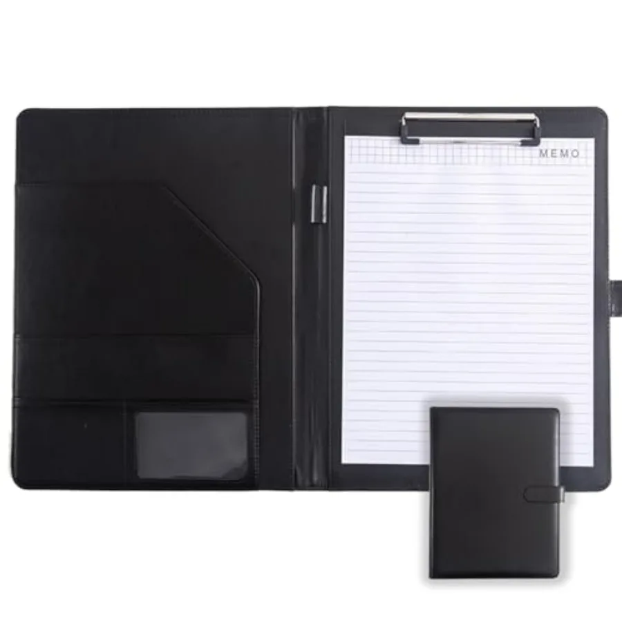 Faux Leather Portfolio with Clipboard A4/Letter Size Legal Pad Holder Resume Organizer and Writing Folder Professiol Business C
Faux Leather Portfolio with Clipboard A4/Letter Size Legal Pad Holder Resume Organizer and Writing Folder Professiol Business C
